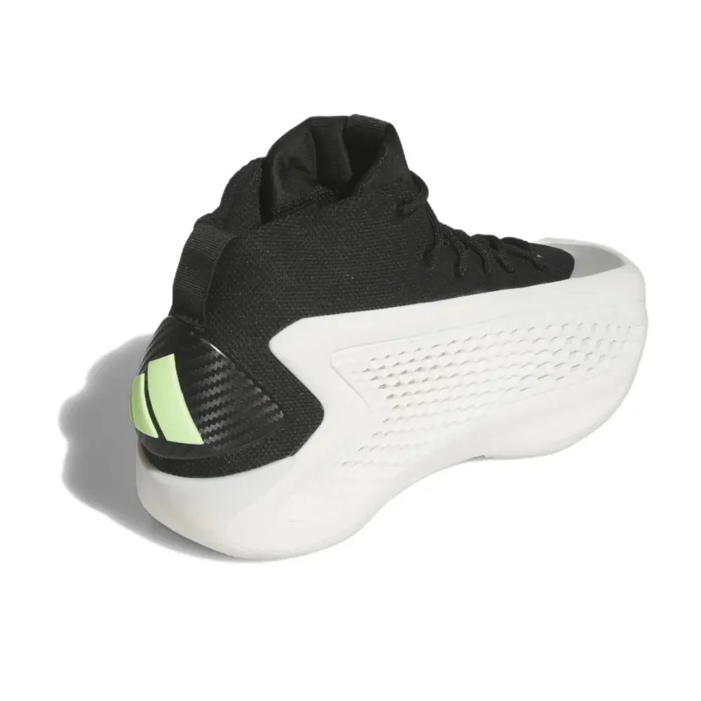Adidas Newest Listing A.E.1 Mid Top Basketball Shoes Shock Absorbing and Slip Resistant Men's Sneakers Black and White