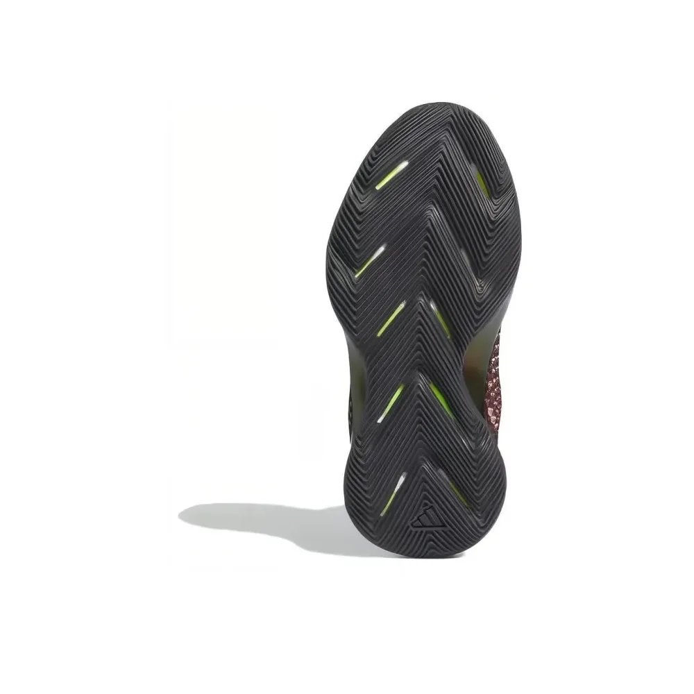 Adidas Newest Listing A.E.1 Mid Top Basketball Shoes Shock Absorbing and Slip Resistant Men's Sneakers Black and White