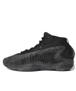 Adidas Original Black Grey A.E.1 Shock Absorbing and Slip Resistant Mid Top Men's Basketball Shoes