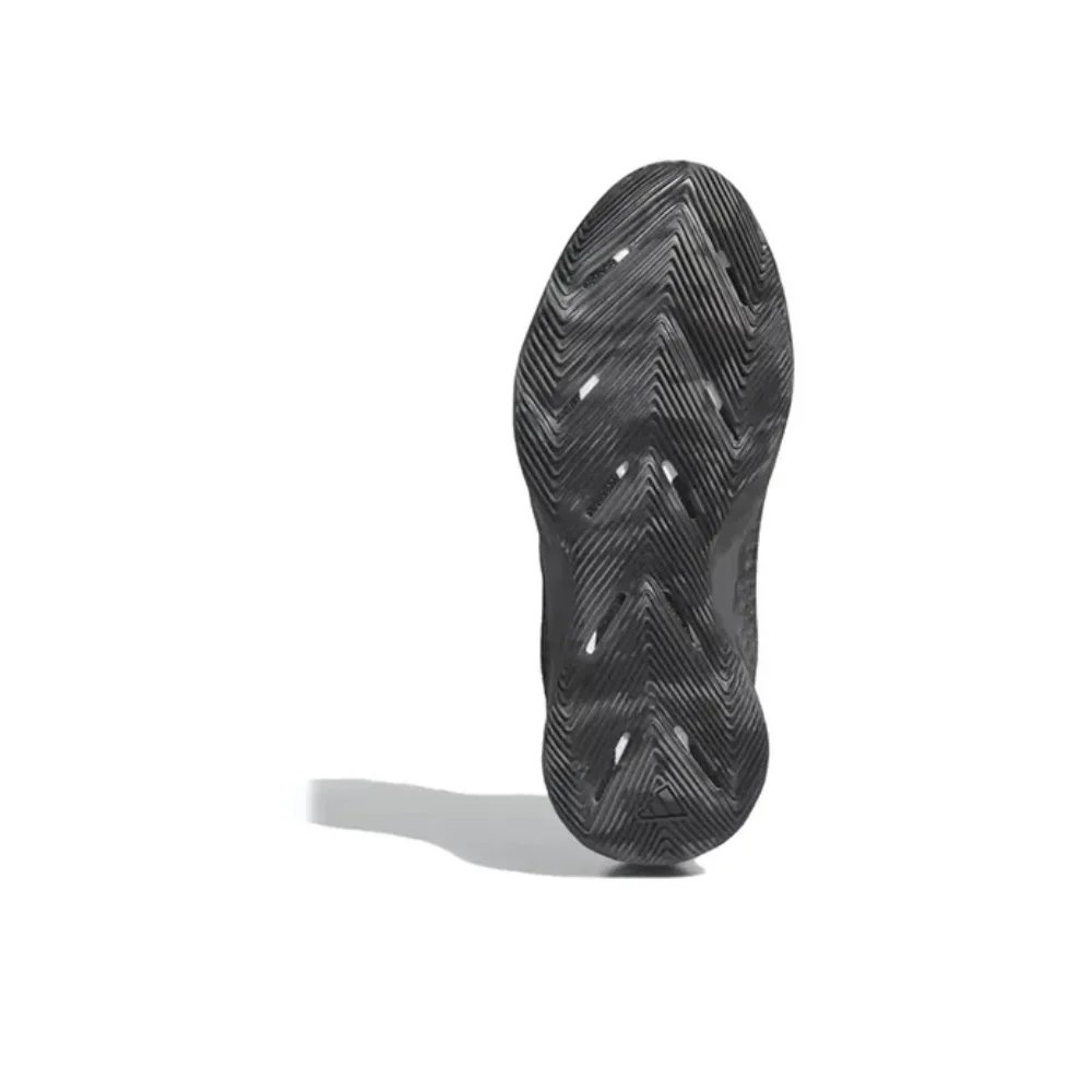 Adidas Original Black Grey A.E.1 Shock Absorbing and Slip Resistant Mid Top Men's Basketball Shoes