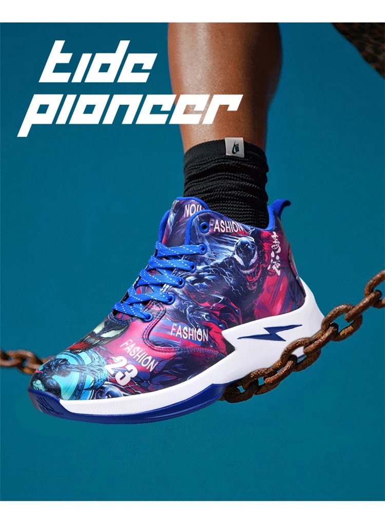 New Basketball Shoes Couple Mandarin Duck Color Scheme Sneakers Youth Fashion Trend Street Basketball Boots New Basketball Shoes Couple Mandarin Duck Color Scheme Sneakers Youth Fashion Trend Street Basketball Boots