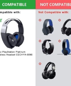 Alternative view of For Sony PS4 Playstation Platinum Wireless Headset CECHYA-0090 Headphone Original Replacement Earmuffs