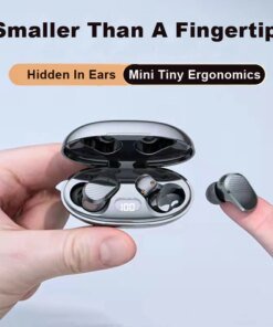 Wireless Bluetooth Earbuds Invisible Headphones for Xiaomi iPhone Samsung Sony Android Phones Hands Free MIC Mini Earphones