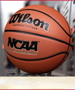 Alternative view of New Wilson NCAA Genuine Wear-resistant PU Sphere 7 Indoor and Outdoor NCAA Championship Basketball