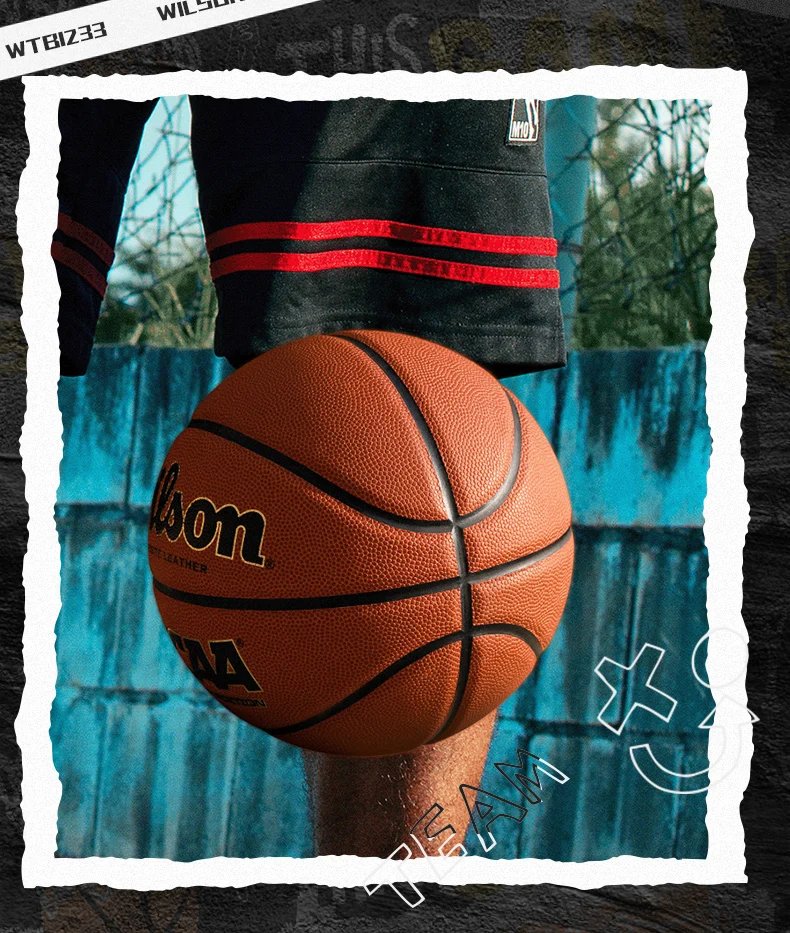 New Wilson NCAA Genuine Wear-resistant PU Sphere 7 Indoor and Outdoor NCAA Championship Basketball New Wilson NCAA Genuine Wear-resistant PU Sphere 7 Indoor and Outdoor NCAA Championship Basketball