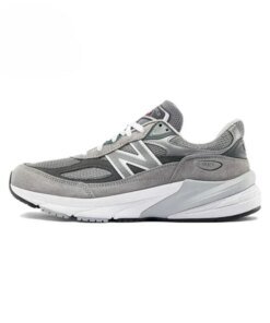 Original New Balance NB 990 V6 Trend Vintage Fabric Leather Shock Absorption Casual Running Shoes Unisex Sneakers M990GL6