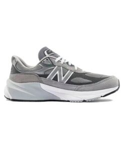 Alternative view of Original New Balance NB 990 V6 Trend Vintage Fabric Leather Shock Absorption Casual Running Shoes Unisex Sneakers M990GL6