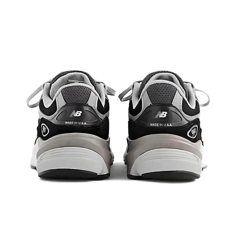 Original New Balance NB 990 V6 Trend Vintage Fabric Leather Shock Absorption Casual Running Shoes Unisex Sneakers M990GL6
