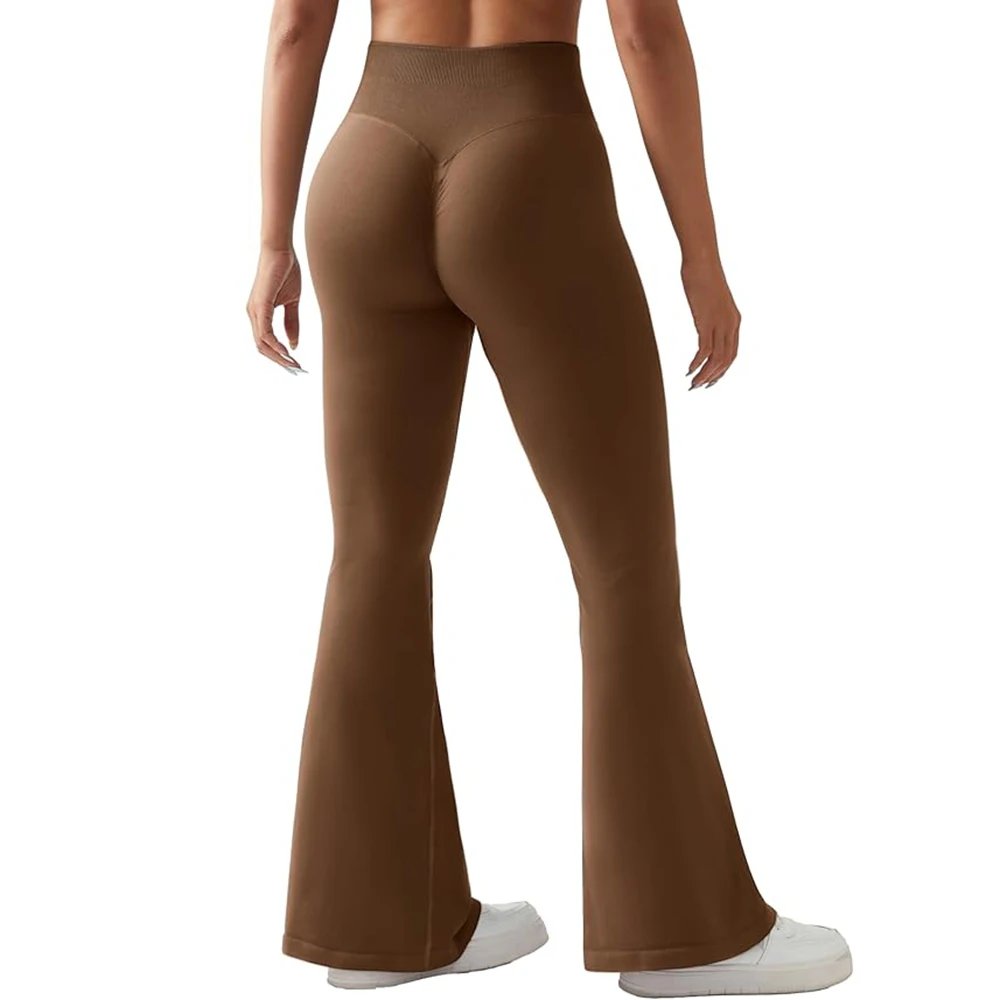 Slim Autumn High Waist Casual Flare Pants Female Fahsion Sweet Streewear Trousers Sports Leggings Flared Pants Long Pants Lady Slim Autumn High Waist Casual Flare Pants Female Fahsion Sweet Streewear Trousers Sports Leggings Flared Pants Long Pants Lady