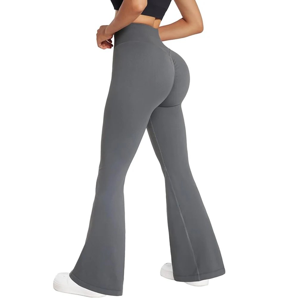 Slim Autumn High Waist Casual Flare Pants Female Fahsion Sweet Streewear Trousers Sports Leggings Flared Pants Long Pants Lady Slim Autumn High Waist Casual Flare Pants Female Fahsion Sweet Streewear Trousers Sports Leggings Flared Pants Long Pants Lady