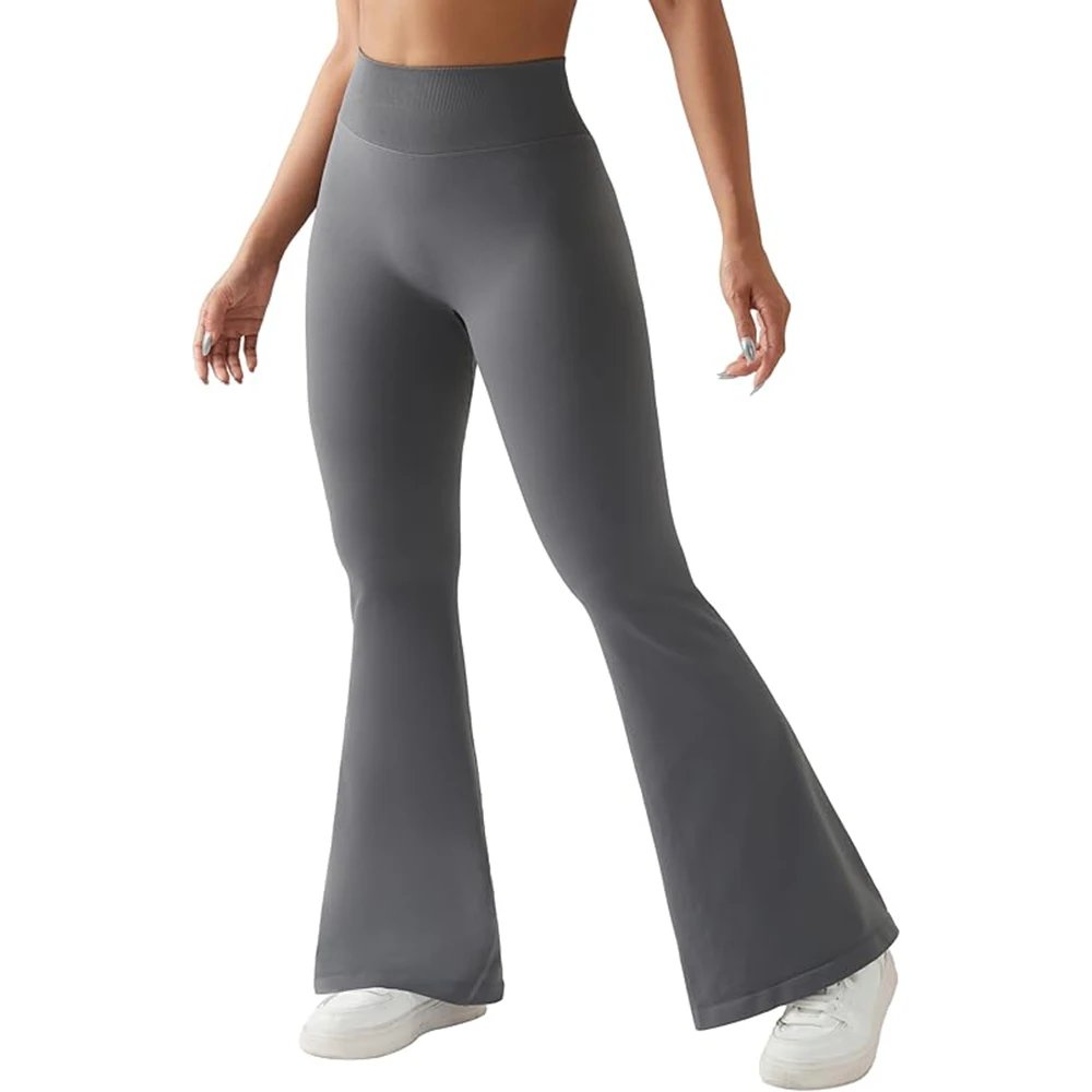 Slim Autumn High Waist Casual Flare Pants Female Fahsion Sweet Streewear Trousers Sports Leggings Flared Pants Long Pants Lady Slim Autumn High Waist Casual Flare Pants Female Fahsion Sweet Streewear Trousers Sports Leggings Flared Pants Long Pants Lady