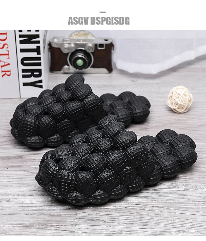 YISHEN Slippers For Men Slides Flat Bubble Slippers Adult Sandals Beach Shoe Solid Color Home Slippers Bedroom Spa Sandals YISHEN Slippers For Men Slides Flat Bubble Slippers Adult Sandals Beach Shoe Solid Color Home Slippers Bedroom Spa Sandals