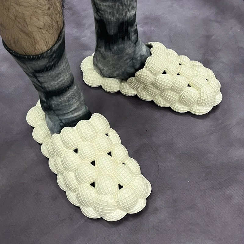 2024 Summer New Bubble Slippers Man Toe-covered Massage Sandals Creative Peanut Shoes Herringbone Slippers Beach Flip Flops 2024 Summer New Bubble Slippers Man Toe-covered Massage Sandals Creative Peanut Shoes Herringbone Slippers Beach Flip Flops