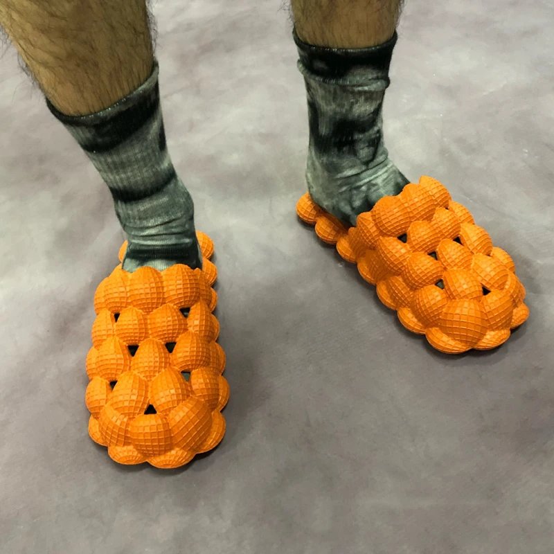 2024 Summer New Bubble Slippers Man Toe-covered Massage Sandals Creative Peanut Shoes Herringbone Slippers Beach Flip Flops 2024 Summer New Bubble Slippers Man Toe-covered Massage Sandals Creative Peanut Shoes Herringbone Slippers Beach Flip Flops