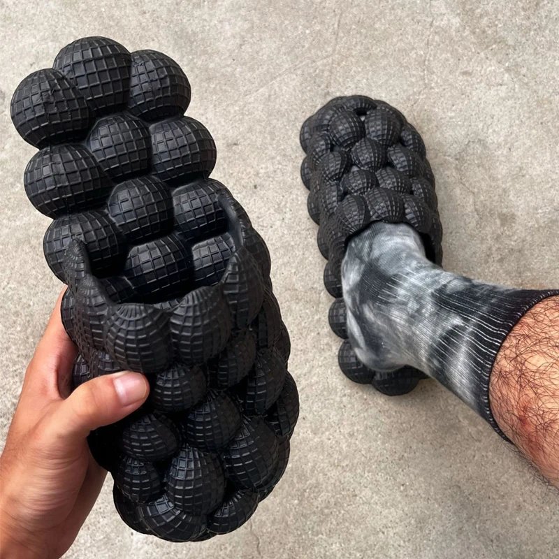 2024 Summer New Bubble Slippers Man Toe-covered Massage Sandals Creative Peanut Shoes Herringbone Slippers Beach Flip Flops 2024 Summer New Bubble Slippers Man Toe-covered Massage Sandals Creative Peanut Shoes Herringbone Slippers Beach Flip Flops