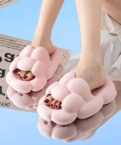 EVA Bubble Slippers Summer Slides Women Soft Cloud Slipper Platform Flat Sandals Non Slip Beach Home Unisex Designer Shoes 2023