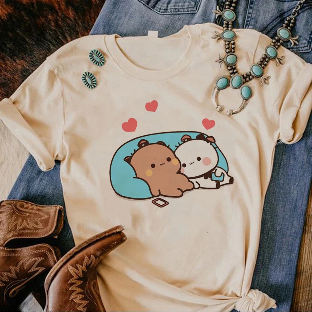 Bubu Dudu t shirt women anime streetwear harajuku Tee girl streetwear clothes