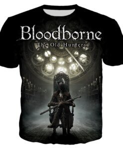 Summer Bloodborne Lady Maria T-Shirts Game 3D Print Streetwear Men Women Casual Fashion Oversized T Shirt Kids Tees Tops Clothes