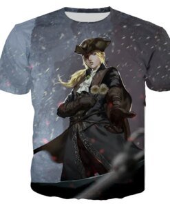 Alternative view of Summer Bloodborne Lady Maria T-Shirts Game 3D Print Streetwear Men Women Casual Fashion Oversized T Shirt Kids Tees Tops Clothes