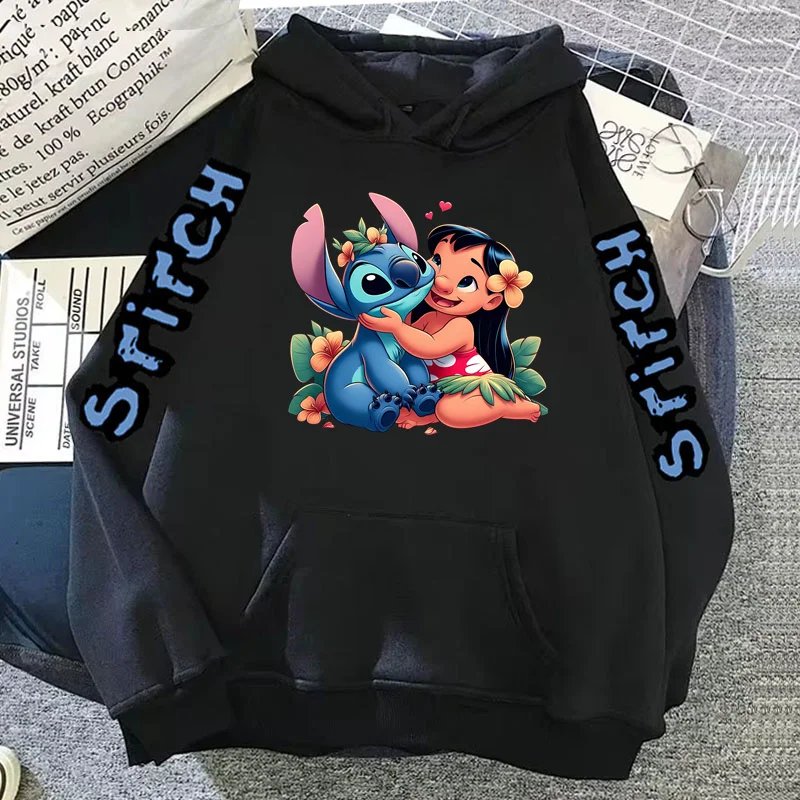 Cute Lilo & Stitch Hoodies Long-Sleeved Sweatshirt Women's Sweatshirts Y2k Hoodies Clothes Stitch Disney Woman Clothing Hoodie Cute Lilo & Stitch Hoodies Long-Sleeved Sweatshirt Women's Sweatshirts Y2k Hoodies Clothes Stitch Disney Woman Clothing Hoodie
