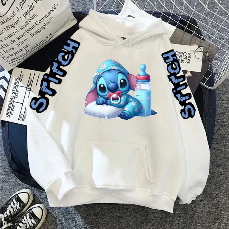 Cute Lilo & Stitch Hoodies Long-Sleeved Sweatshirt Women's Sweatshirts Y2k Hoodies Clothes Stitch Disney Woman Clothing Hoodie Cute Lilo & Stitch Hoodies Long-Sleeved Sweatshirt Women's Sweatshirts Y2k Hoodies Clothes Stitch Disney Woman Clothing Hoodie