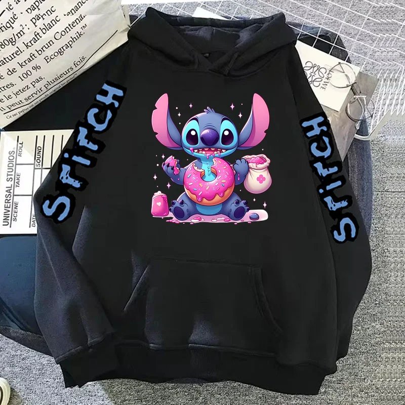Cute Lilo & Stitch Hoodies Long-Sleeved Sweatshirt Women's Sweatshirts Y2k Hoodies Clothes Stitch Disney Woman Clothing Hoodie Cute Lilo & Stitch Hoodies Long-Sleeved Sweatshirt Women's Sweatshirts Y2k Hoodies Clothes Stitch Disney Woman Clothing Hoodie