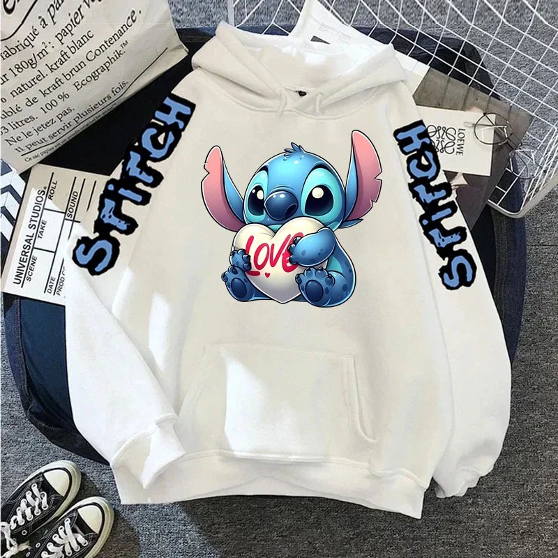 Cute Lilo & Stitch Hoodies Long-Sleeved Sweatshirt Women's Sweatshirts Y2k Hoodies Clothes Stitch Disney Woman Clothing Hoodie Cute Lilo & Stitch Hoodies Long-Sleeved Sweatshirt Women's Sweatshirts Y2k Hoodies Clothes Stitch Disney Woman Clothing Hoodie