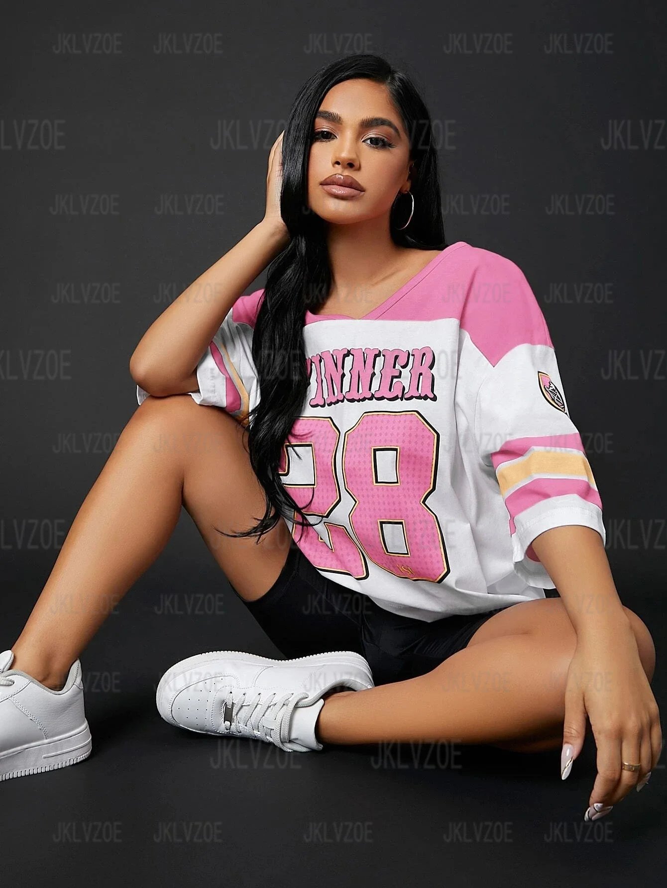 Summer Women Tshirt Winner 28 Couple Tee Breathable Football Jersey High Quanlity Tops Oversized Casual V-neck Tshirt Streetwear Summer Women Tshirt Winner 28 Couple Tee Breathable Football Jersey High Quanlity Tops Oversized Casual V-neck Tshirt Streetwear