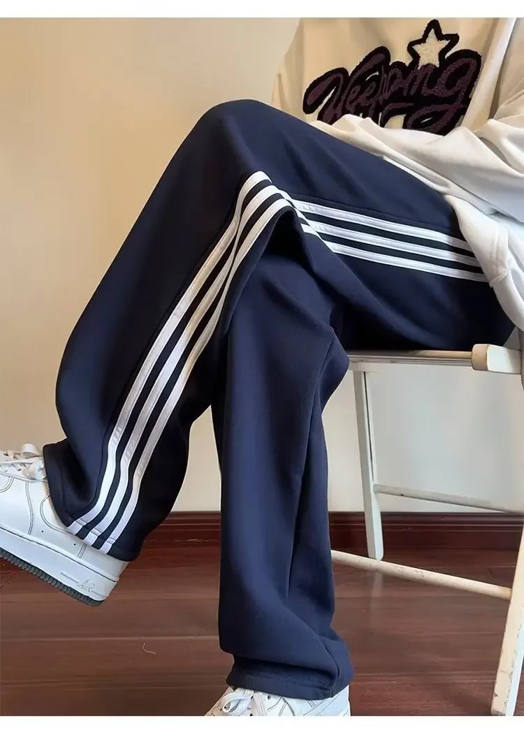 Cerulean Blue Men's Summer Thin Straight-Leg School Pants Women's Casual Sweatpants For Teenagers Deep Blue Green Cerulean Blue Men's Summer Thin Straight-Leg School Pants Women's Casual Sweatpants For Teenagers Deep Blue Green