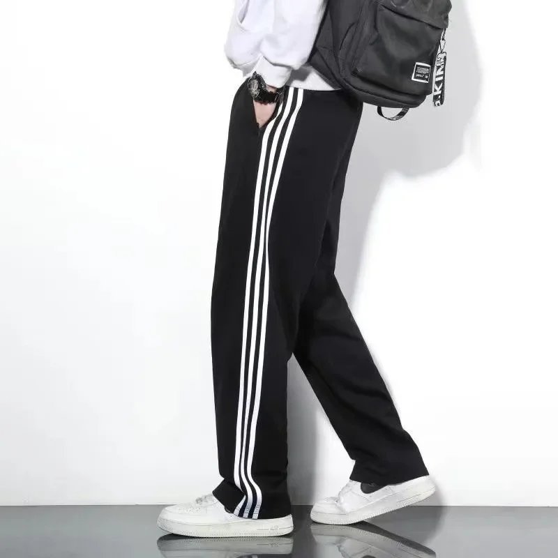 Cerulean Blue Men's Summer Thin Straight-Leg School Pants Women's Casual Sweatpants For Teenagers Deep Blue Green Cerulean Blue Men's Summer Thin Straight-Leg School Pants Women's Casual Sweatpants For Teenagers Deep Blue Green