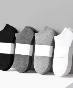 5Pairs Essential Comfort Ankle Socks - Breathable Soft & Durable - Women's Casual & Athletic Stockings Variety Pack