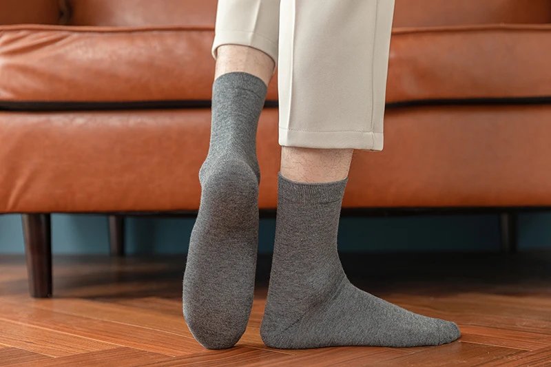 10 Pairs/Lot New Men's Cotton Socks New styles Black Business Men Socks Soft Breathable Autumn Spring for Male White 10 Pairs/Lot New Men's Cotton Socks New styles Black Business Men Socks Soft Breathable Autumn Spring for Male White