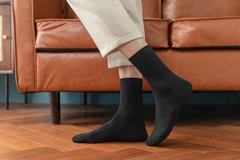 10 Pairs/Lot New Men's Cotton Socks New styles Black Business Men Socks Soft Breathable Autumn Spring for Male White 10 Pairs/Lot New Men's Cotton Socks New styles Black Business Men Socks Soft Breathable Autumn Spring for Male White