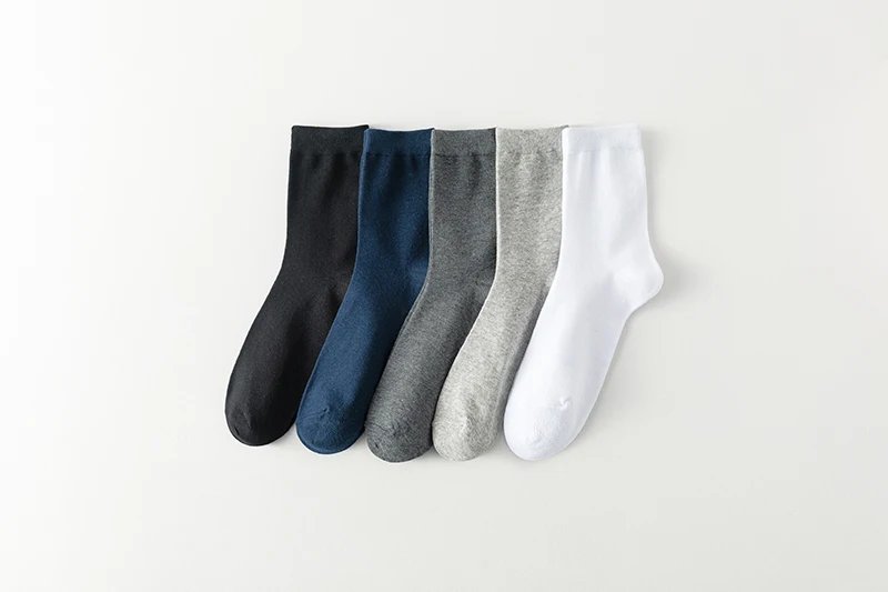 10 Pairs/Lot New Men's Cotton Socks New styles Black Business Men Socks Soft Breathable Autumn Spring for Male White 10 Pairs/Lot New Men's Cotton Socks New styles Black Business Men Socks Soft Breathable Autumn Spring for Male White