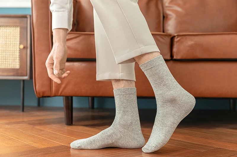 10 Pairs/Lot New Men's Cotton Socks New styles Black Business Men Socks Soft Breathable Autumn Spring for Male White 10 Pairs/Lot New Men's Cotton Socks New styles Black Business Men Socks Soft Breathable Autumn Spring for Male White