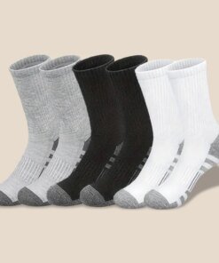 Alternative view of 10/30 Pairs Of High-Quality Men's Workwear Socks, Unisex Sports Breathable Basketball Non Slip Socks, Casual Socks