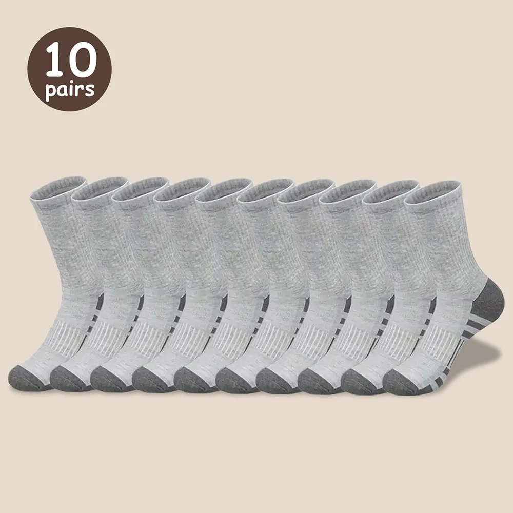10/30 Pairs Of High-Quality Men's Workwear Socks, Unisex Sports Breathable Basketball Non Slip Socks, Casual Socks 10/30 Pairs Of High-Quality Men's Workwear Socks, Unisex Sports Breathable Basketball Non Slip Socks, Casual Socks