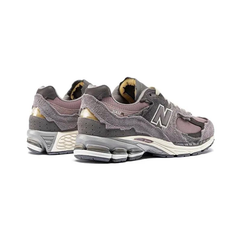 Original New Balance NB 2002R Retro All-fit Shock-absorbing Wear-resistant Running Shoes Unisex Rain Ash Sneakers M2002RDA
