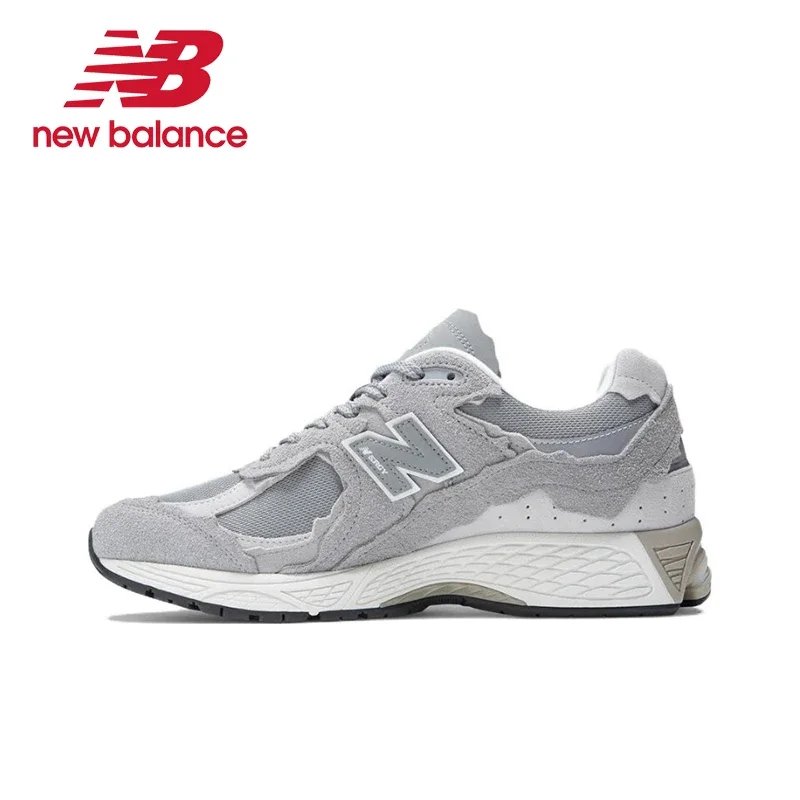Original New Balance NB 2002R Retro All-fit Shock-absorbing Wear-resistant Running Shoes Unisex Rain Ash Sneakers M2002RDA