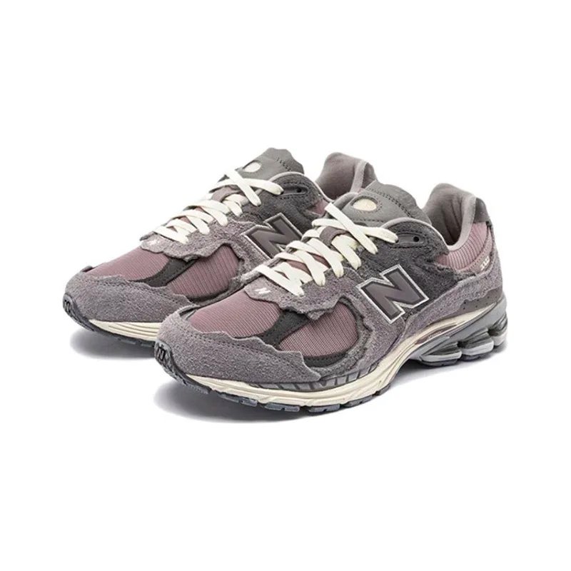 Original New Balance NB 2002R Retro All-fit Shock-absorbing Wear-resistant Running Shoes Unisex Rain Ash Sneakers M2002RDA