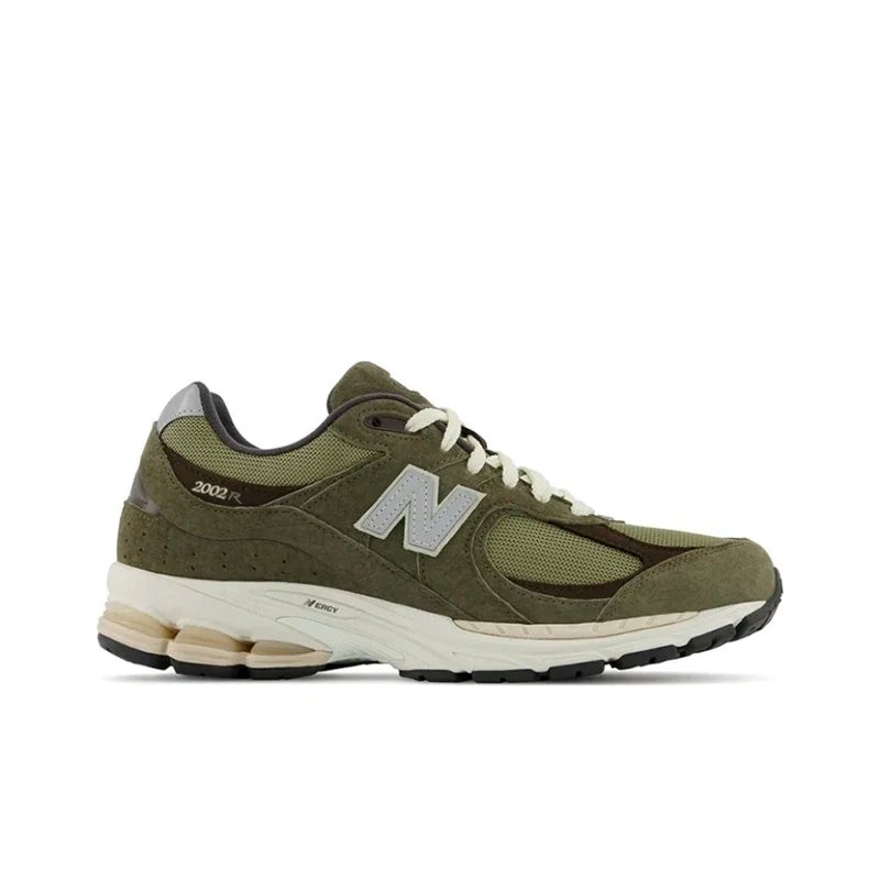 Original New Balance NB 2002R Retro All-fit Shock-absorbing Wear-resistant Running Shoes Unisex Rain Ash Sneakers M2002RDA