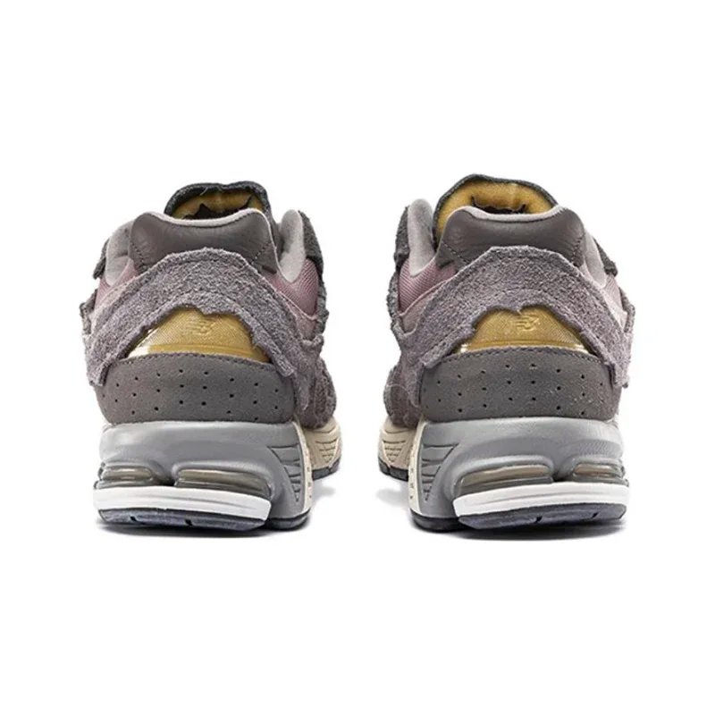 Original New Balance NB 2002R Retro All-fit Shock-absorbing Wear-resistant Running Shoes Unisex Rain Ash Sneakers M2002RDA