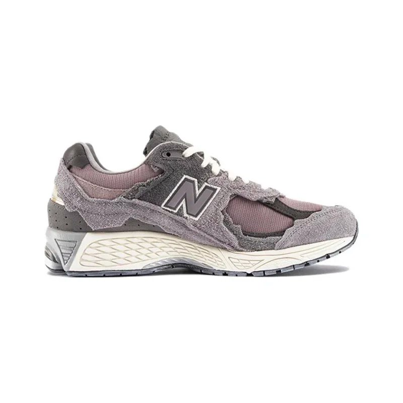 Original New Balance NB 2002R Retro All-fit Shock-absorbing Wear-resistant Running Shoes Unisex Rain Ash Sneakers M2002RDA