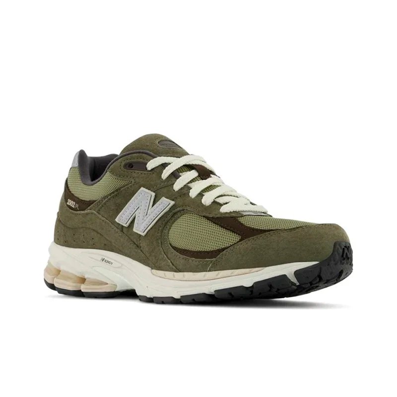 Original New Balance NB 2002R Retro All-fit Shock-absorbing Wear-resistant Running Shoes Unisex Rain Ash Sneakers M2002RDA