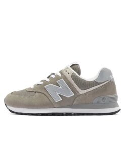 Original New Balance NB 574 Classic Vintage Mesh Fabric Faux Leather Casual Men's and Women's Running Shoes Deep Blue ML574EVG