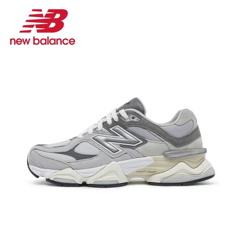 Original New Balance NB 9060 Non-Slip Lightweight Sports Casual Shoes Light Grey Men's and Women's Unisex Sneakers U9060GRY Original New Balance NB 9060 Non-Slip Lightweight Sports Casual Shoes Light Grey Men's and Women's Unisex Sneakers U9060GRY