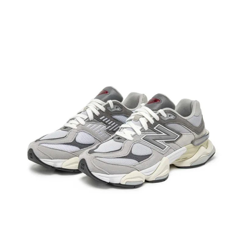 Original New Balance NB 9060 Non-Slip Lightweight Sports Casual Shoes Light Grey Men's and Women's Unisex Sneakers U9060GRY Original New Balance NB 9060 Non-Slip Lightweight Sports Casual Shoes Light Grey Men's and Women's Unisex Sneakers U9060GRY