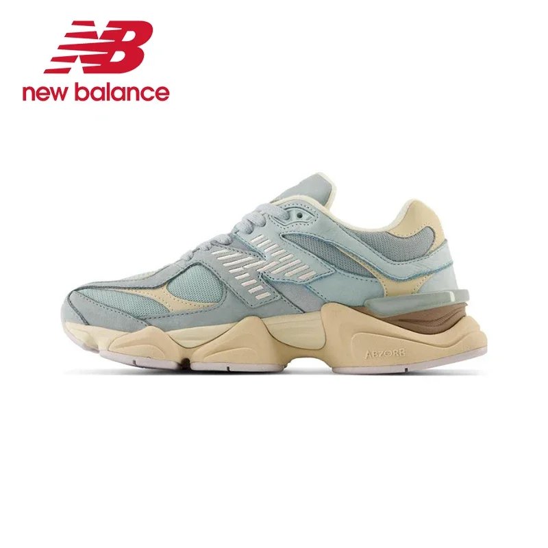 Original New Balance NB 9060 Non-Slip Lightweight Sports Casual Shoes Light Grey Men's and Women's Unisex Sneakers U9060GRY Original New Balance NB 9060 Non-Slip Lightweight Sports Casual Shoes Light Grey Men's and Women's Unisex Sneakers U9060GRY
