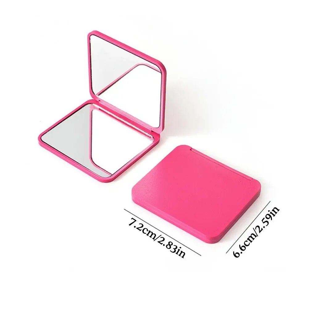 Heallor Mini Makeup Mirror Foldable Double Pocket Small Makeup Mirror for Travel Beauty Cosmetic Tool Heallor Mini Makeup Mirror Foldable Double Pocket Small Makeup Mirror for Travel Beauty Cosmetic Tool