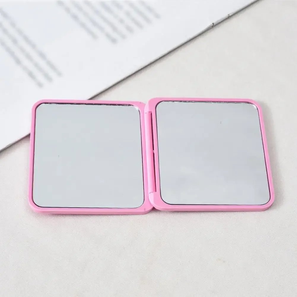 Heallor Mini Makeup Mirror Foldable Double Pocket Small Makeup Mirror for Travel Beauty Cosmetic Tool Heallor Mini Makeup Mirror Foldable Double Pocket Small Makeup Mirror for Travel Beauty Cosmetic Tool